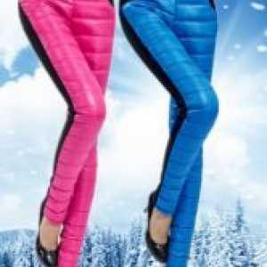 Зимни топли панталони жените