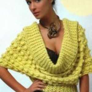 Дамски пуловер за плетене